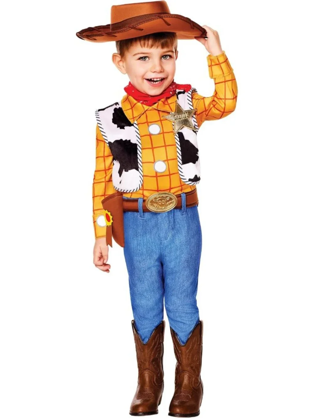 Toddler Woody Costume - Officially Licensed Toy Story Cowboy Outfit for Kids